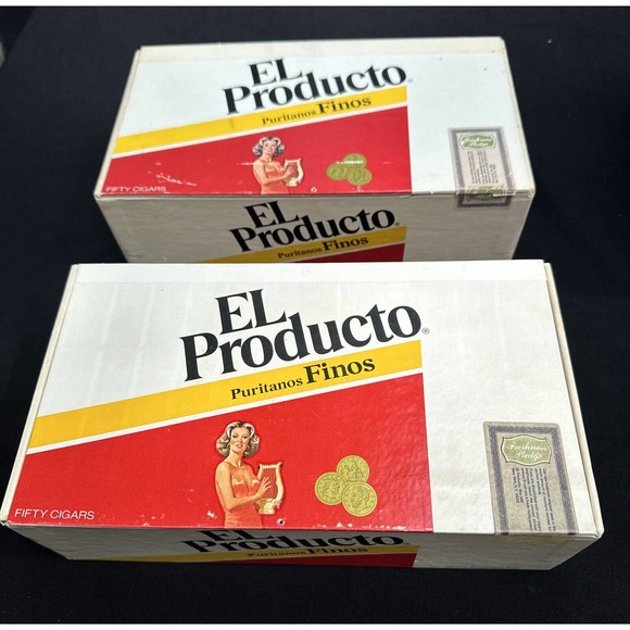 EL PRODUCTO Bouquets 50 Cigar Empty Boxes. 2 Box Set Excellent Condition! 5U - Picture 2 of 6